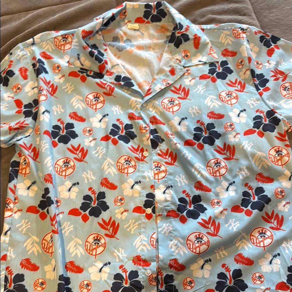 Floral Print Men's Shirt